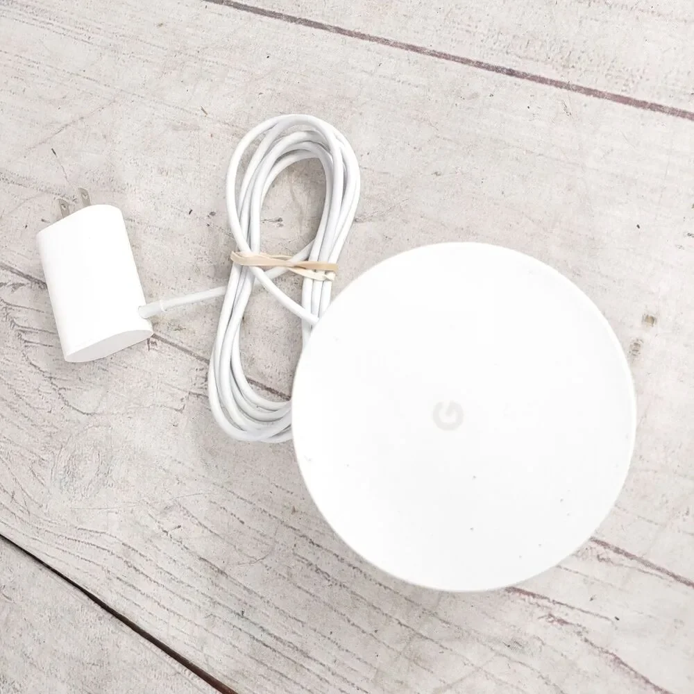 SINGLE Google Nest WiFi Router AC-1304 Mesh System w/ POWER CABLE - Tested WORKS